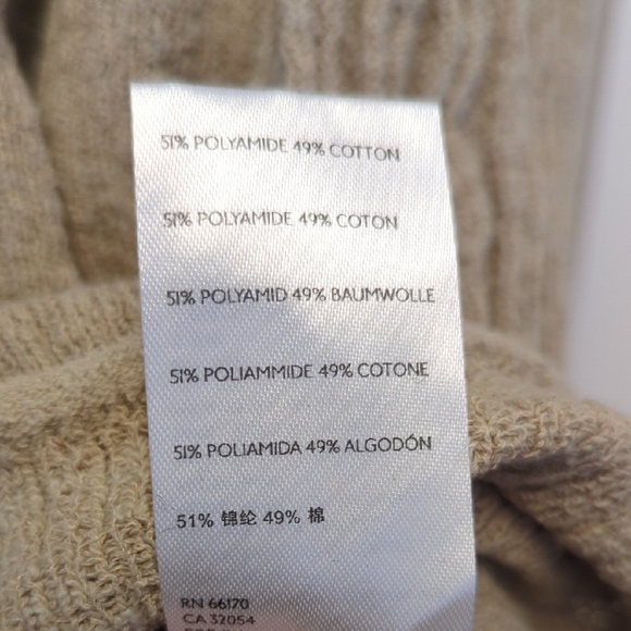 NWT FP Beach Free People Women's Beige Long Sleeve Top Size Small - Picture 5 of 12